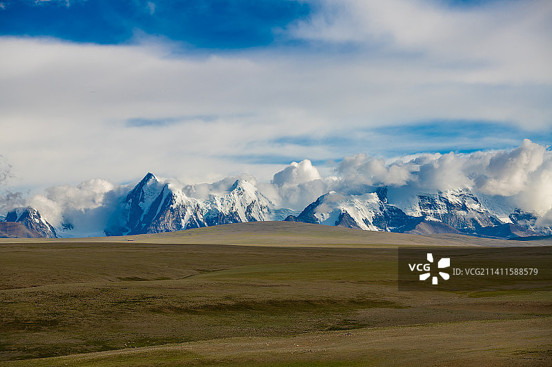 喜马拉雅雪山-干城章嘉图片素材