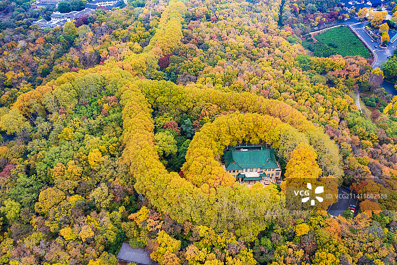 俯瞰南京美龄宫图片素材