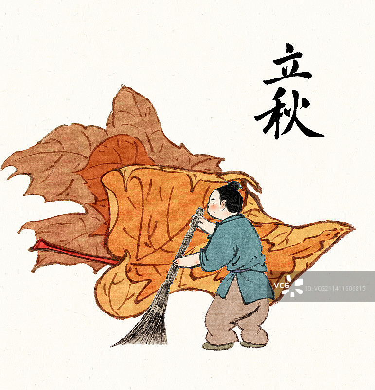 二十四节气之立秋图片素材