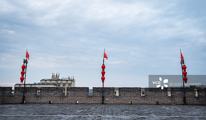 西安城墙图片素材