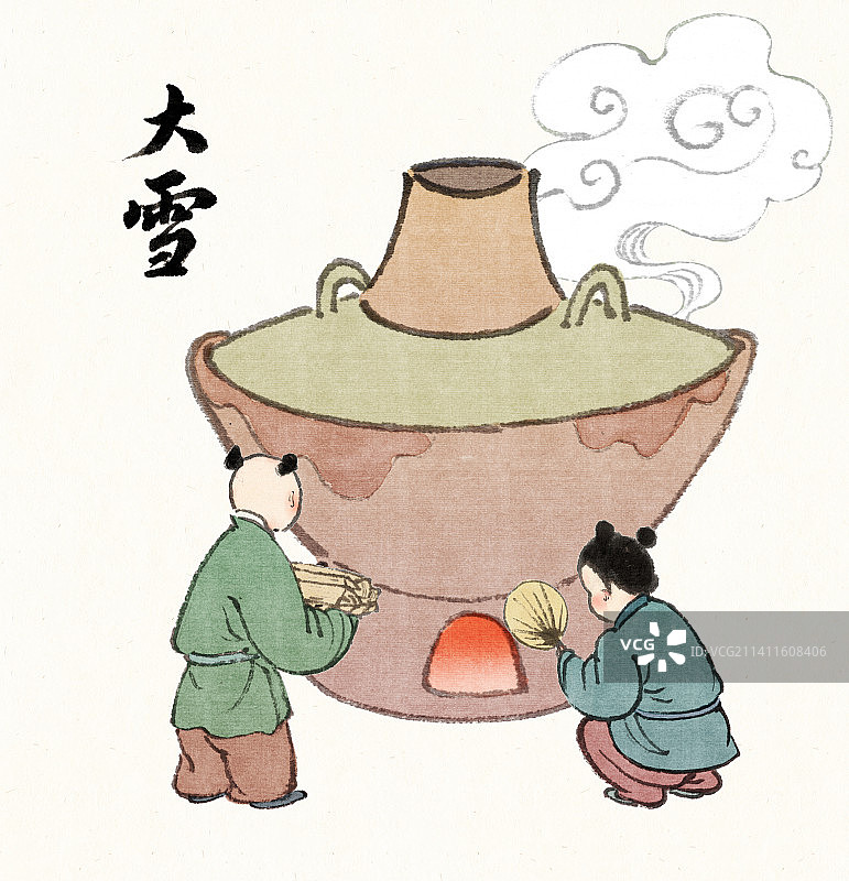 二十四节气之大雪图片素材