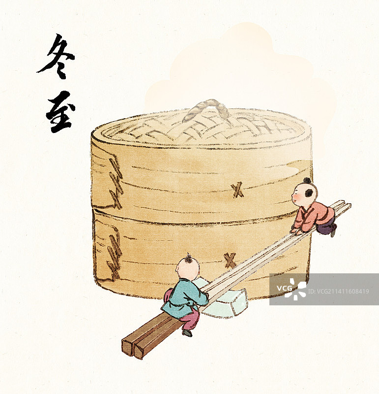 二十四节气之冬至图片素材