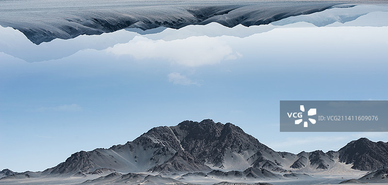 青海黑山戈壁地貌图片素材