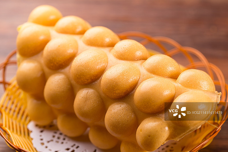 原味鸡蛋仔特写镜头图片素材