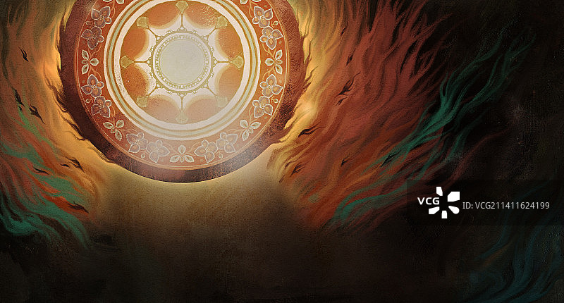 敦煌纹样图案4图片素材