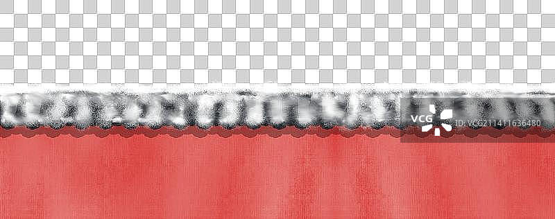 中式建筑红色墙雪景素材图片素材