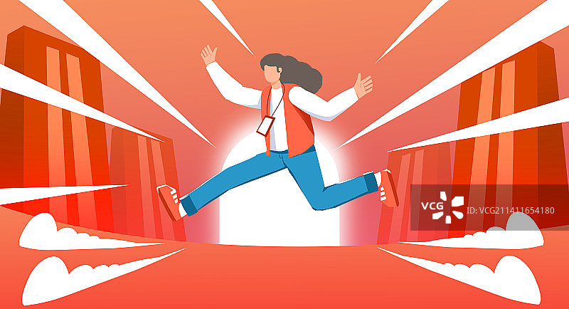 卡通手绘国际志愿者日插画图片素材