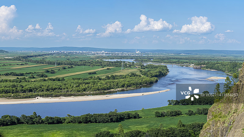 黑龙江省大兴安岭地区呼玛县风光图片素材