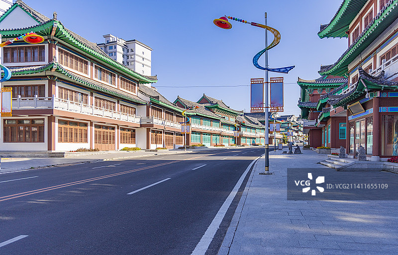 中国吉林延边朝鲜族民俗园景观图片素材