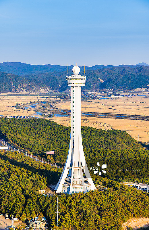 中国吉林延吉帽儿山国家森林公园景观图片素材