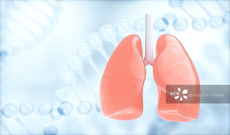 3D渲染的微观世界里的分子结构图片素材