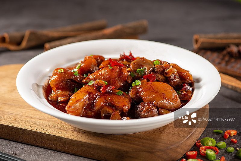 红烧猪手图片素材