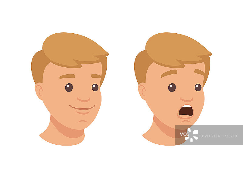 英俊男人的人物面部示范图片素材