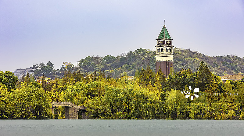 杭州湘湖秋色图片素材