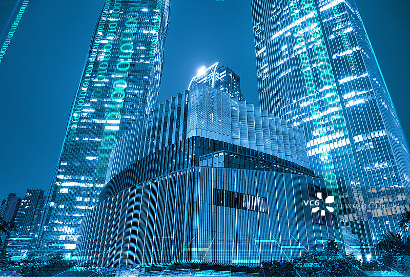 虚拟数字空间元宇宙互联网物联网5G云计算大数据扩展现实XR人工智能区块链数字孪生技术感知交互综合集成图片素材