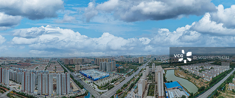 滨州 滨城区 地标 航拍素材 山东 滨州市 城市 商业 风图片素材