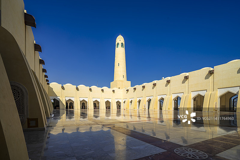 卡塔尔国家清真寺图片素材