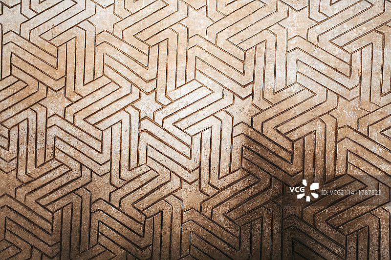 西班牙图案墙全画幅照片图片素材