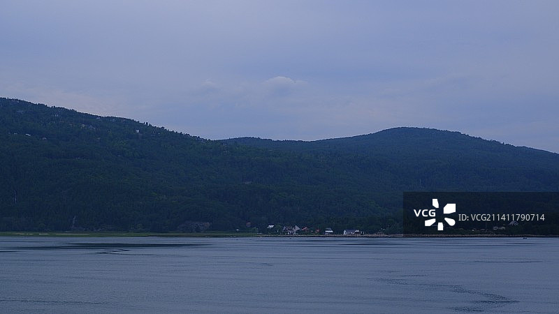 加拿大海天一色风光图片素材