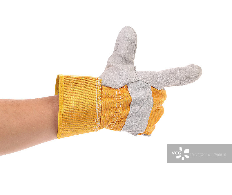 手持枪状物图片素材