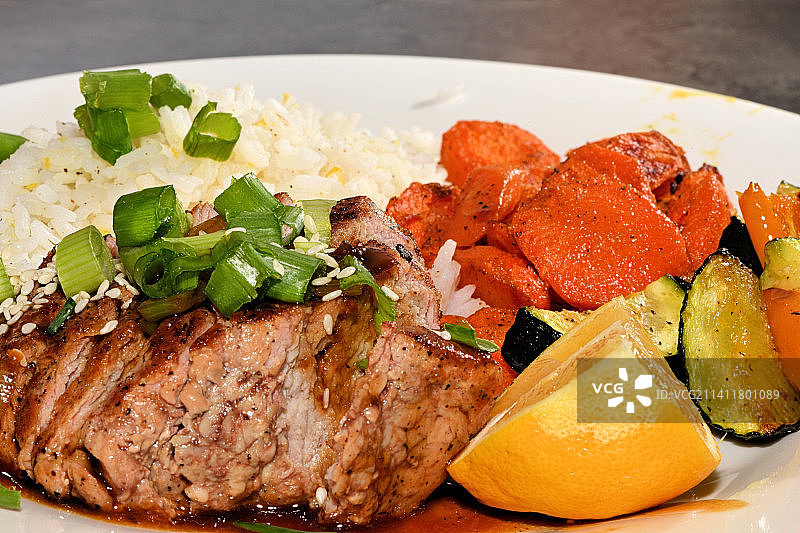 美国新泽西州北布伦瑞克镇的食物特写图片素材