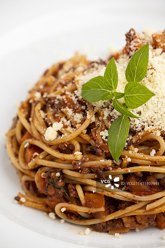 盘中意面特写，德国图片素材