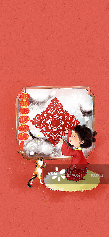 宅女年俗图片素材