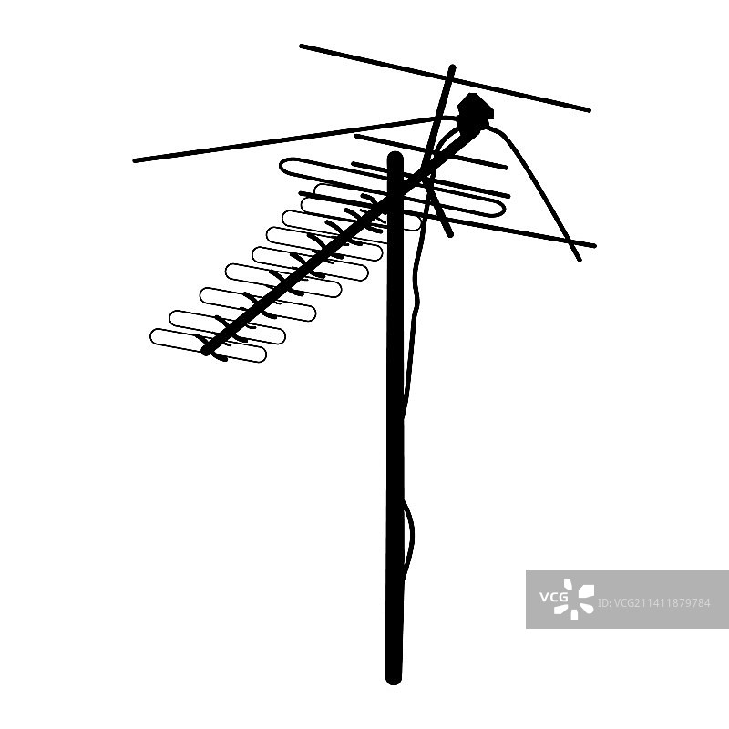 电视天线图标图片素材