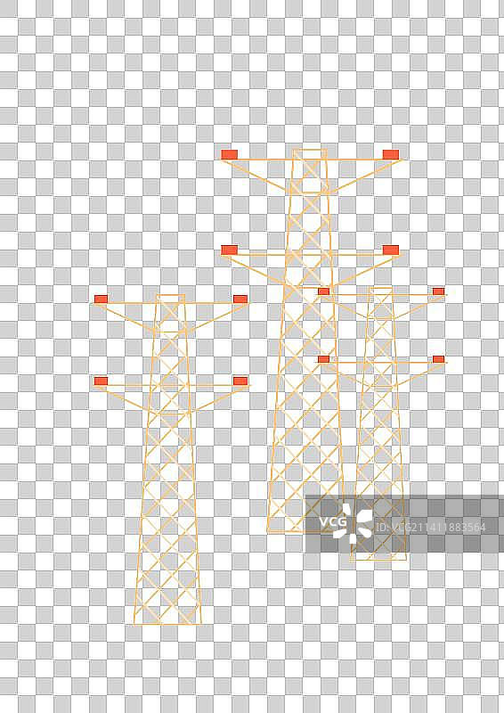 电线架图片素材