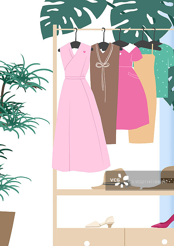 室内衣帽间图片素材