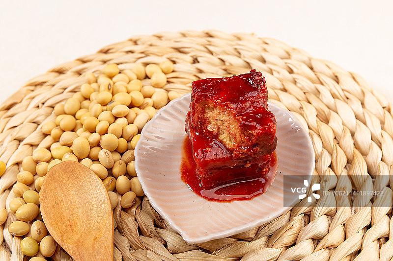 天津蓟州传统调味品：酱豆腐乳图片素材