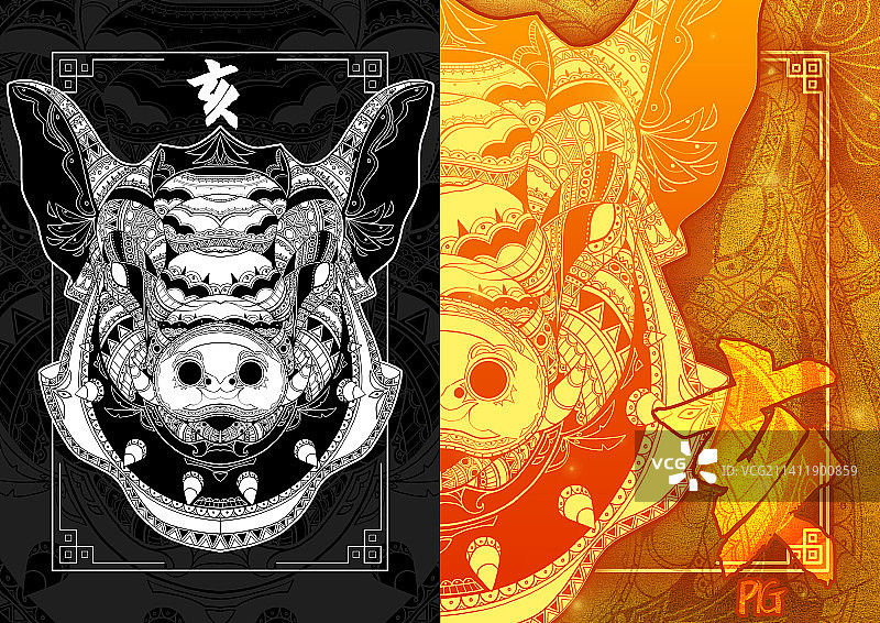 《十二》猪图片素材