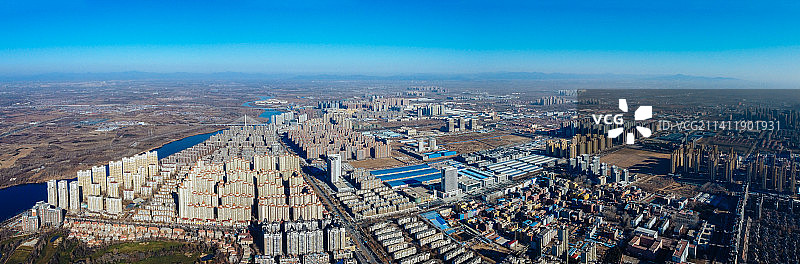 燕郊 地标 航拍 燕顺路 东贸 环京 廊坊 潮白河 东方夏威夷 悦榕湾 开发区 房地产图片素材