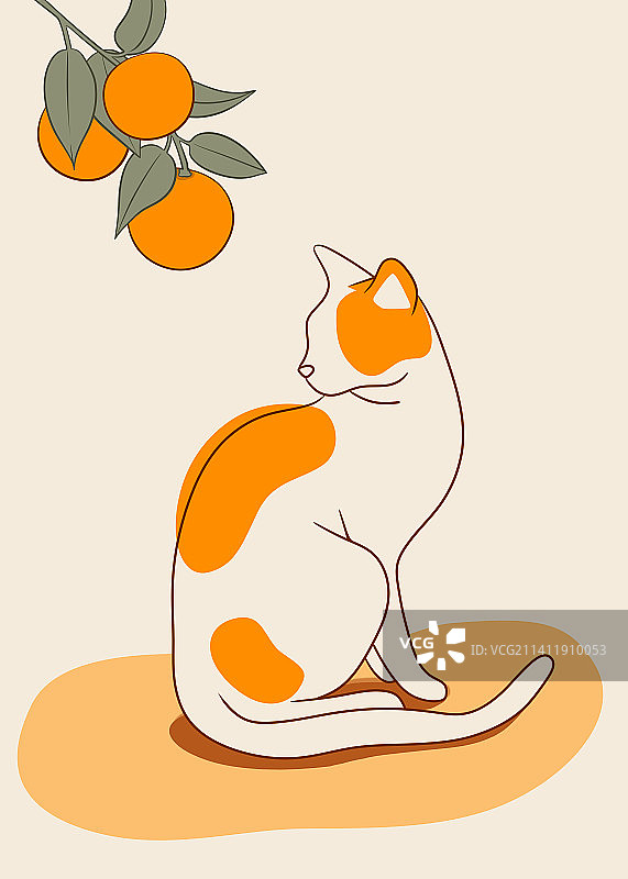 北欧简约暖色系居家装饰画图片素材