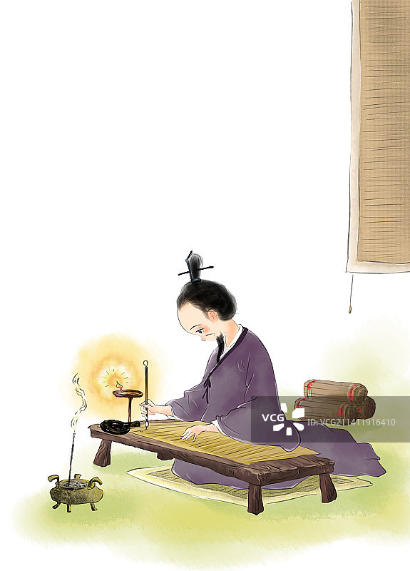 水墨风经典国学封面系列图图片素材