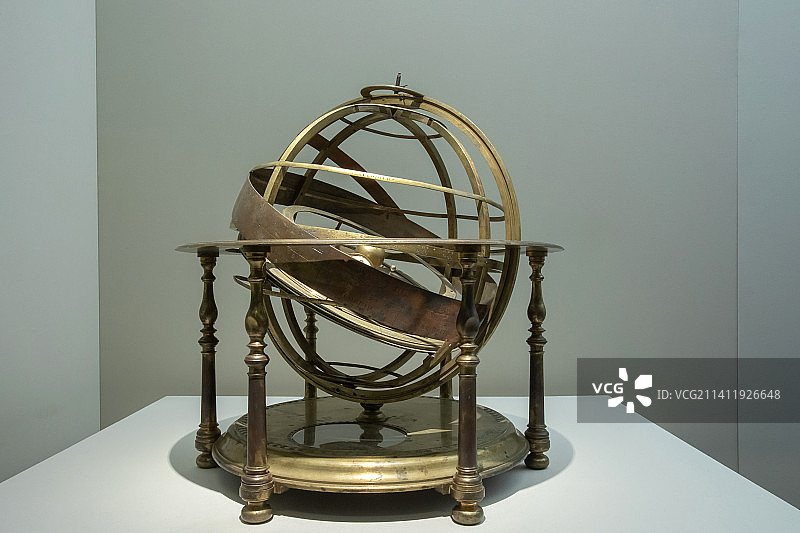 世纪故宫博物院北京中国国家博物馆铜鎏金浑天和七政仪图片素材