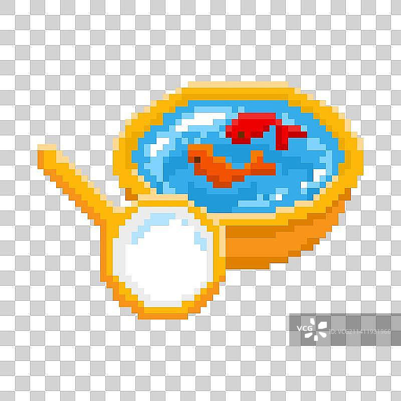 像素金鱼舀游戏图片素材