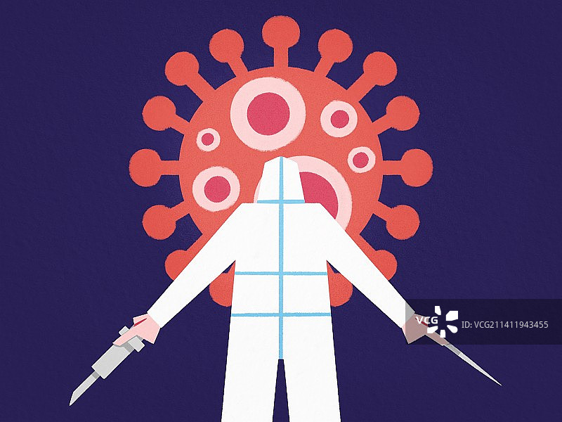 对抗病毒图片素材