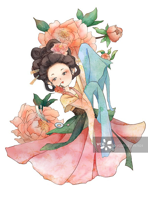 十二花神｜牡丹图片素材