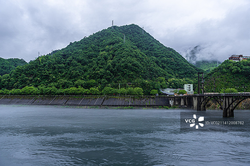 浙江 千岛湖 新安江水电站 景观图片素材