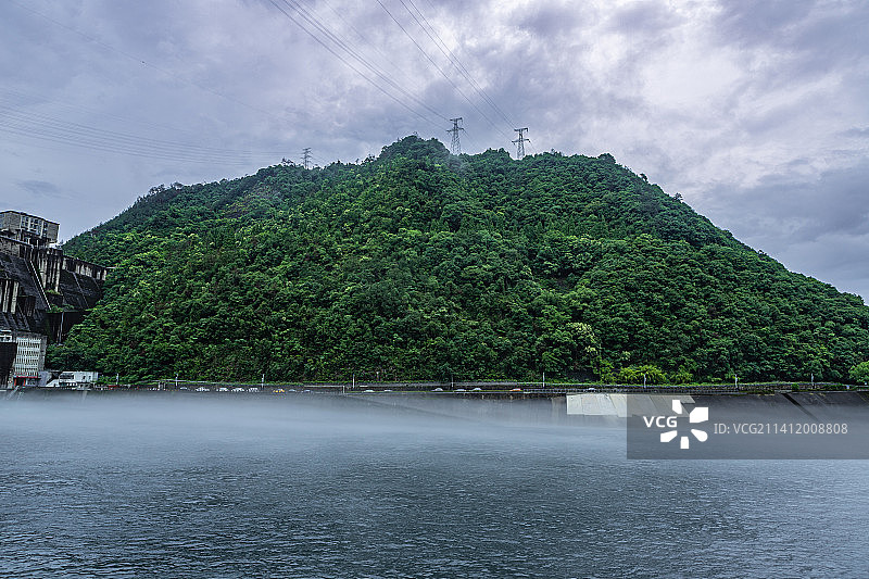 浙江 千岛湖 新安江水电站 景观图片素材