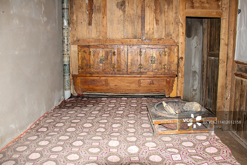 青海省海东市互助土族自治县西部土族民俗文化村：清代民居图片素材