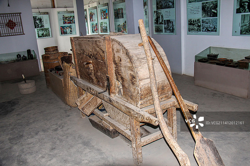 青海省海东市互助土族自治县西部土族民俗文化村：清代民居图片素材