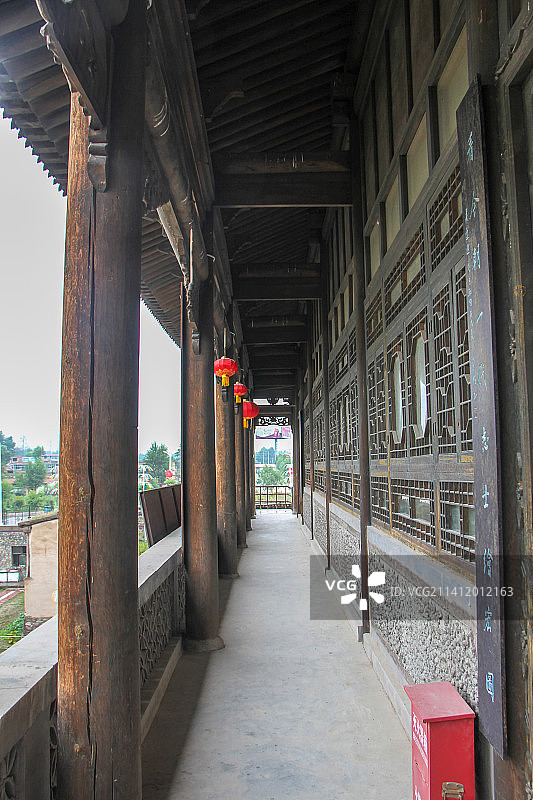 青海省海东市互助土族自治县西部土族民俗文化村：清代民居图片素材