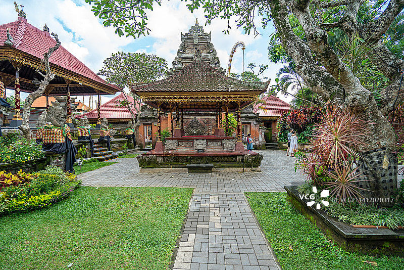巴厘岛乌布皇宫精美建筑美景（Ubud Palace）图片素材