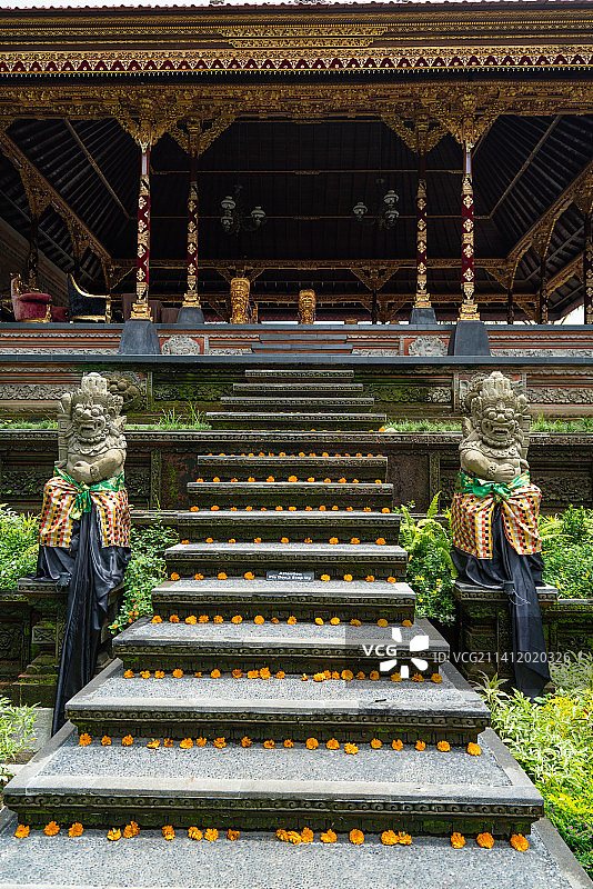 巴厘岛乌布皇宫精美建筑美景（Ubud Palace）图片素材