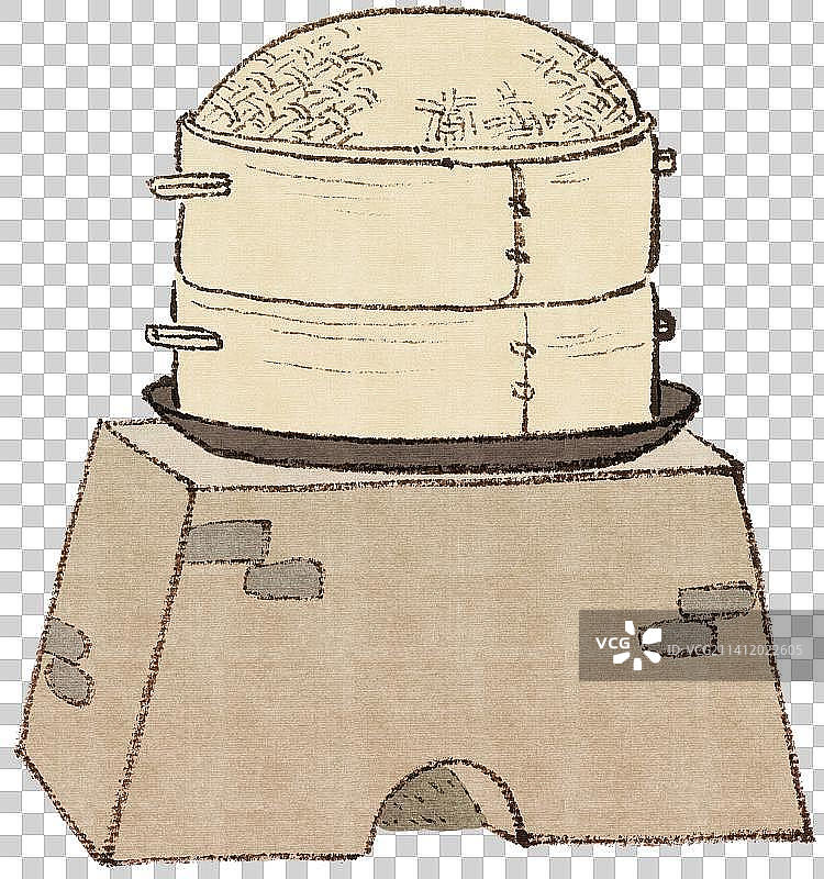 灶台与蒸锅元素图片素材