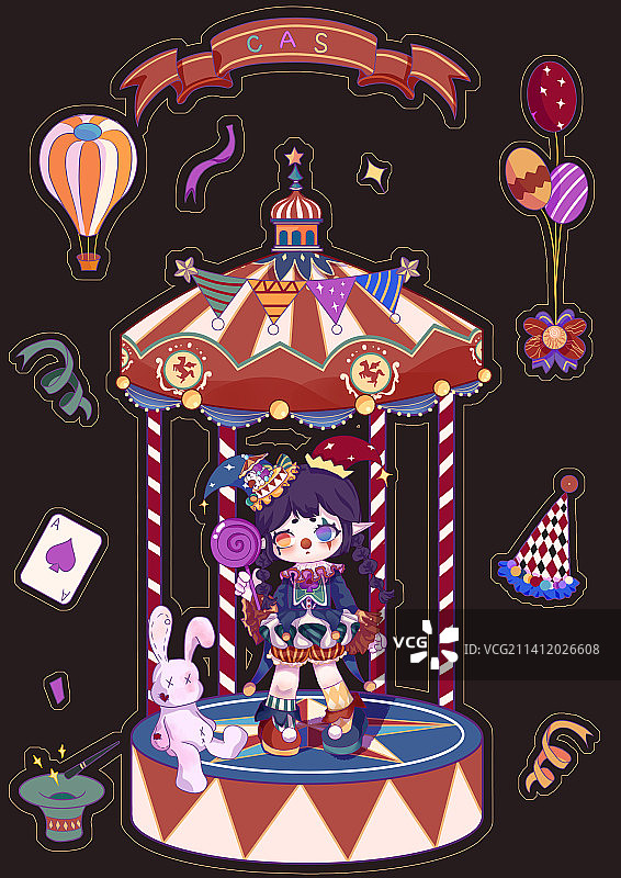 夜寻马戏团图片素材