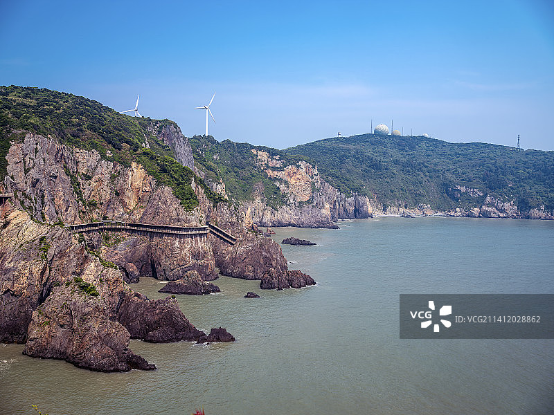 浙南秘境-台州大陈岛。图片素材