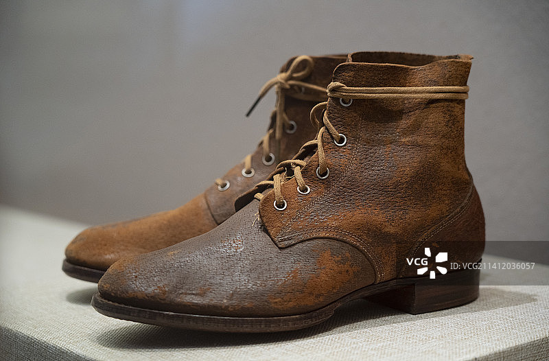 日军皮鞋-民国-云南省博物馆藏图片素材